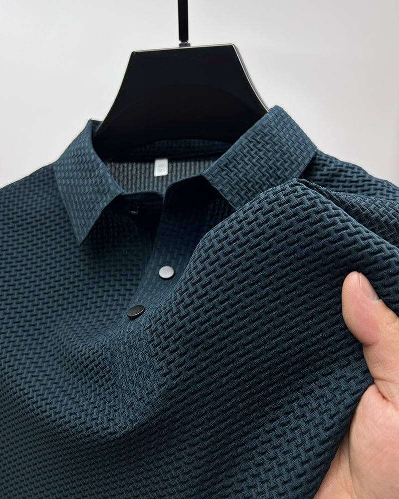 Ashton - Luxuriously Textured Polo Shirt