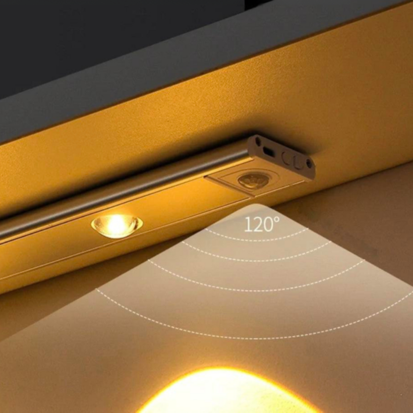 Wireless LED lamp with motion sensor