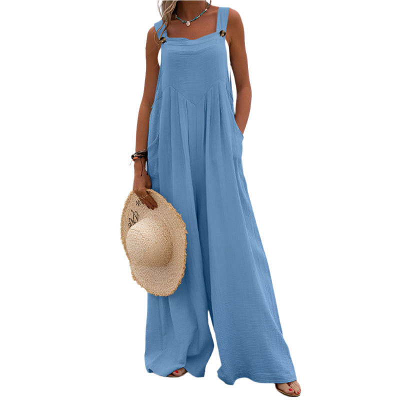 Matilde - Solid Wide Leg Jumpsuit