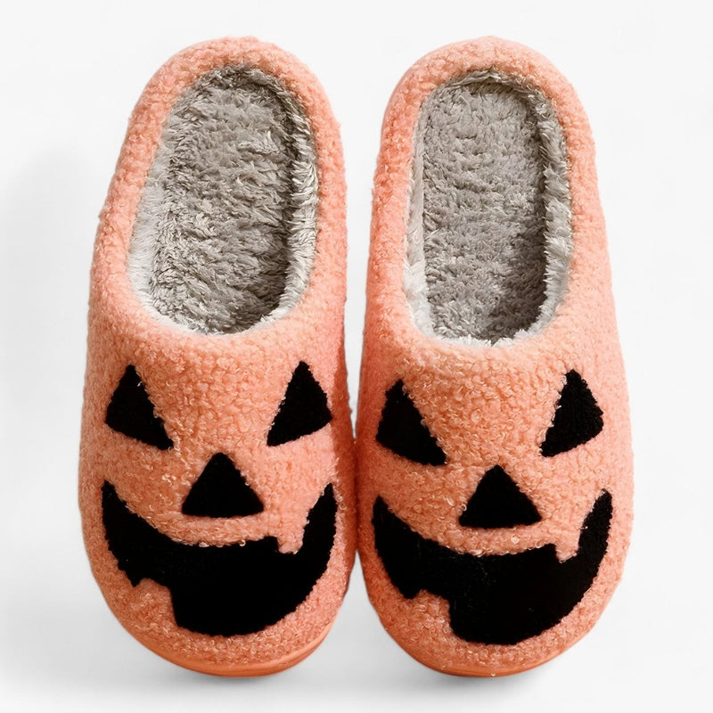 モニカ ハロウィン スリッパ – カボチャモチーフのクラシックなスリッパ