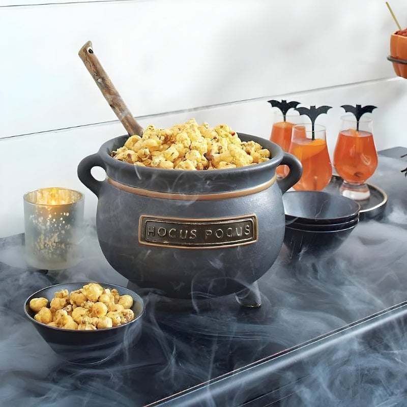 Hex Cauldron - Halloween cauldron-shaped serving tray