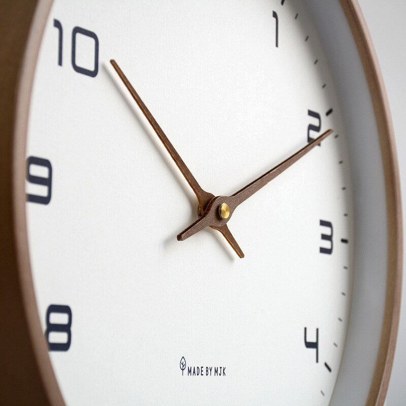 Nordic wooden wall clock