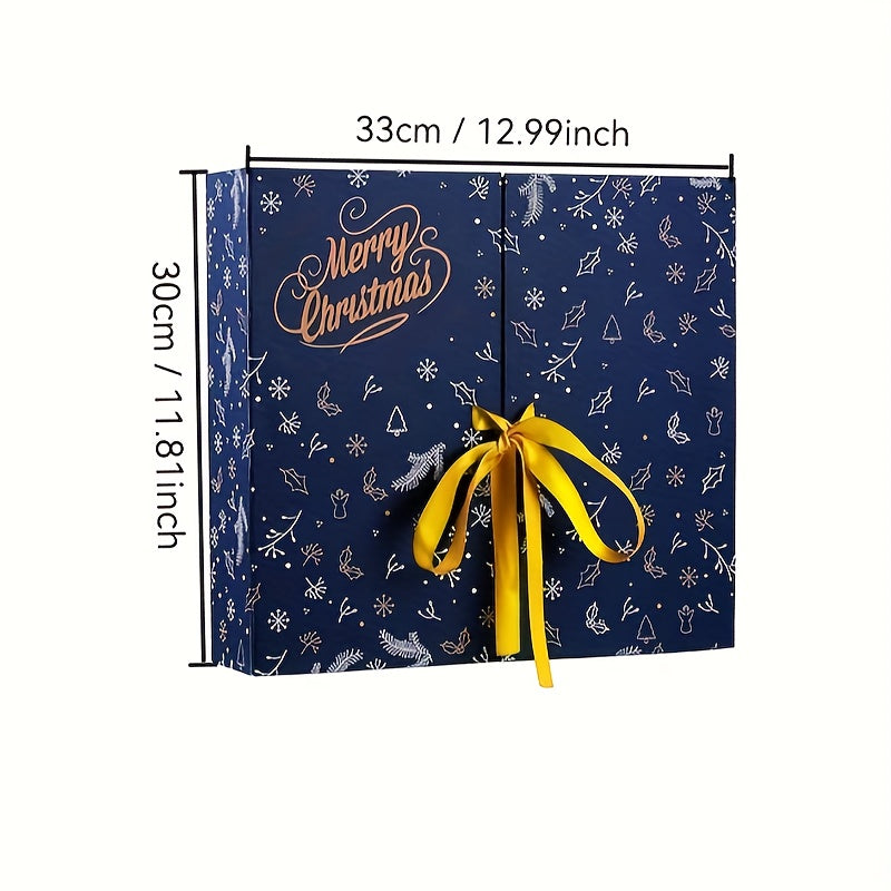 DIYアドベントカレンダーセット - 蓋付きの紙箱24個と、ギフトや工作用の様々なアクセサリー