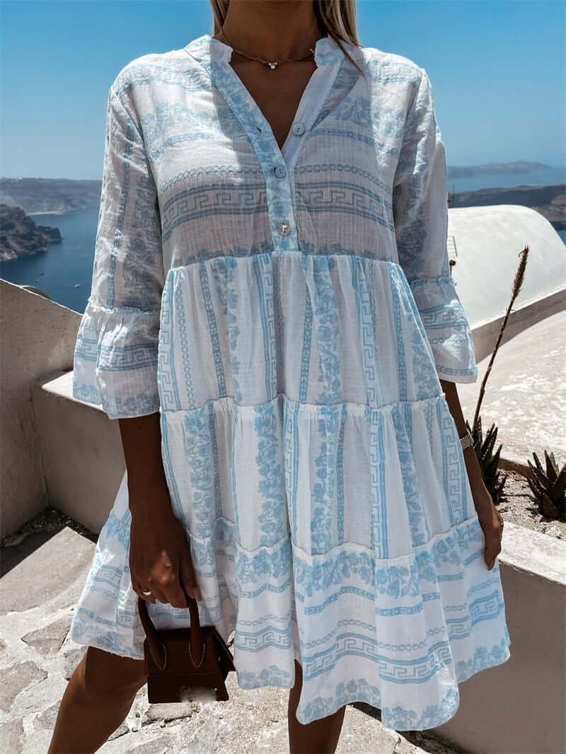 Leah - Ruffled Bohemian Summer Dress