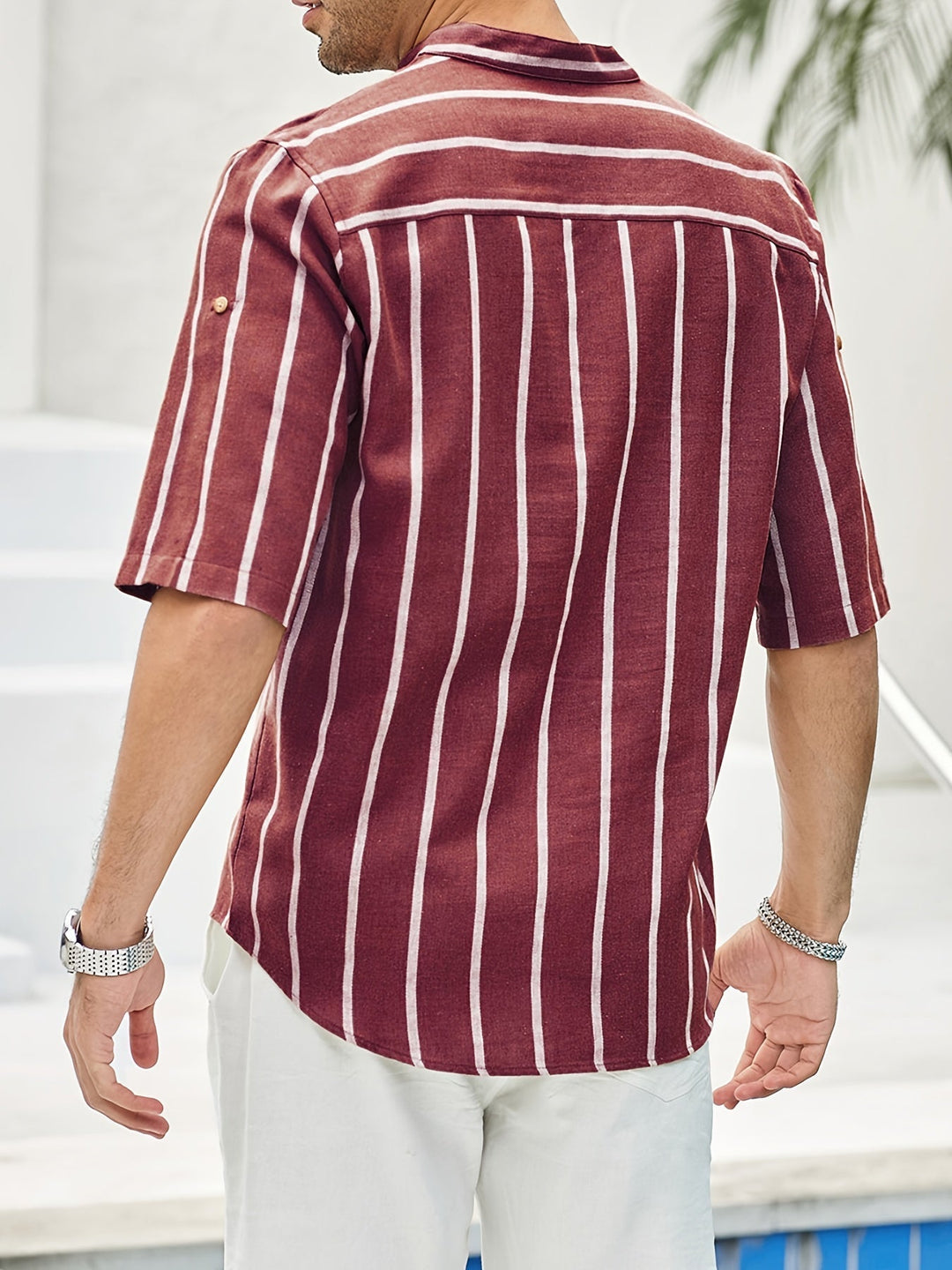 Kevin - Stylish striped short sleeves