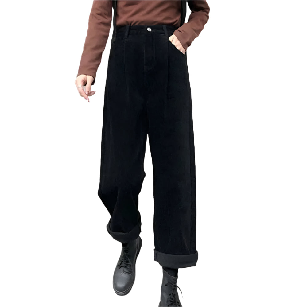 Linette high-waisted wide-leg pants