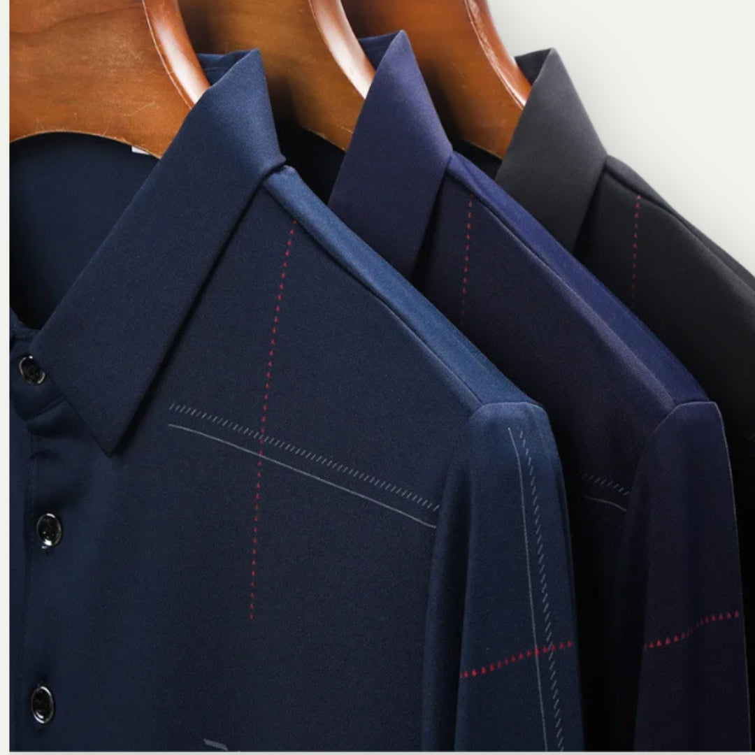 Daniel - Stylish Long Sleeve Polo Shirt