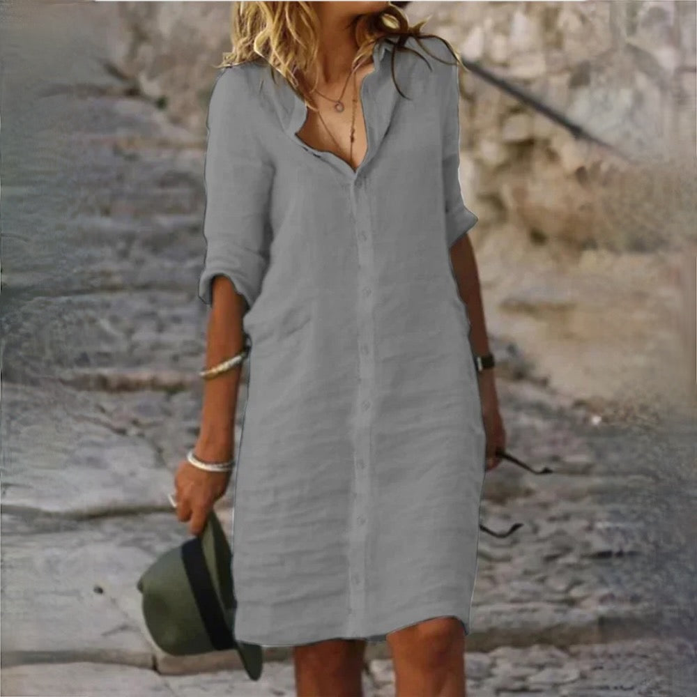 Lisa Women's Stylish Linen Dress