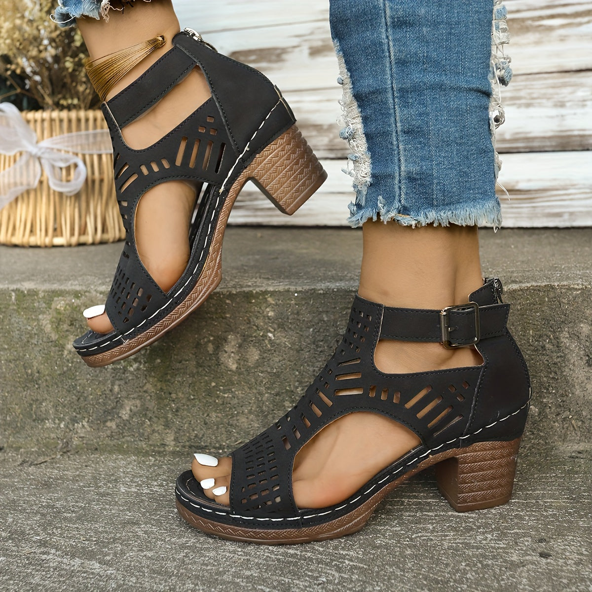 Emma - Chic summer heeled sandals