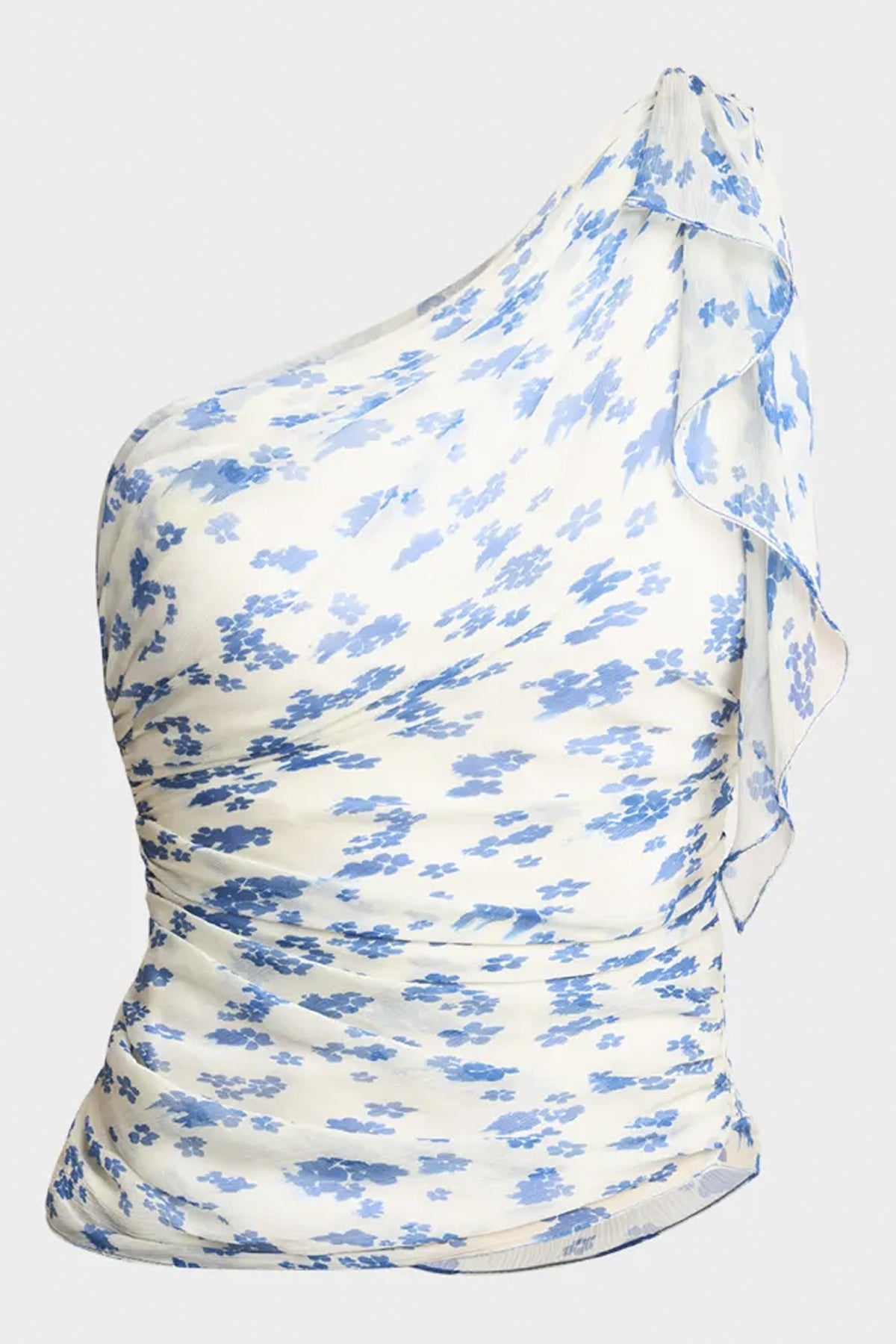 Elysia - One Shoulder Draped Top