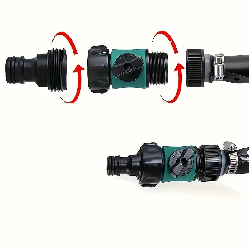 ユニバーサルトランポリンスプリンクラーシステム - 屋外での冷却や裏庭での遊びに最適なスプレー付き黒PVCホース