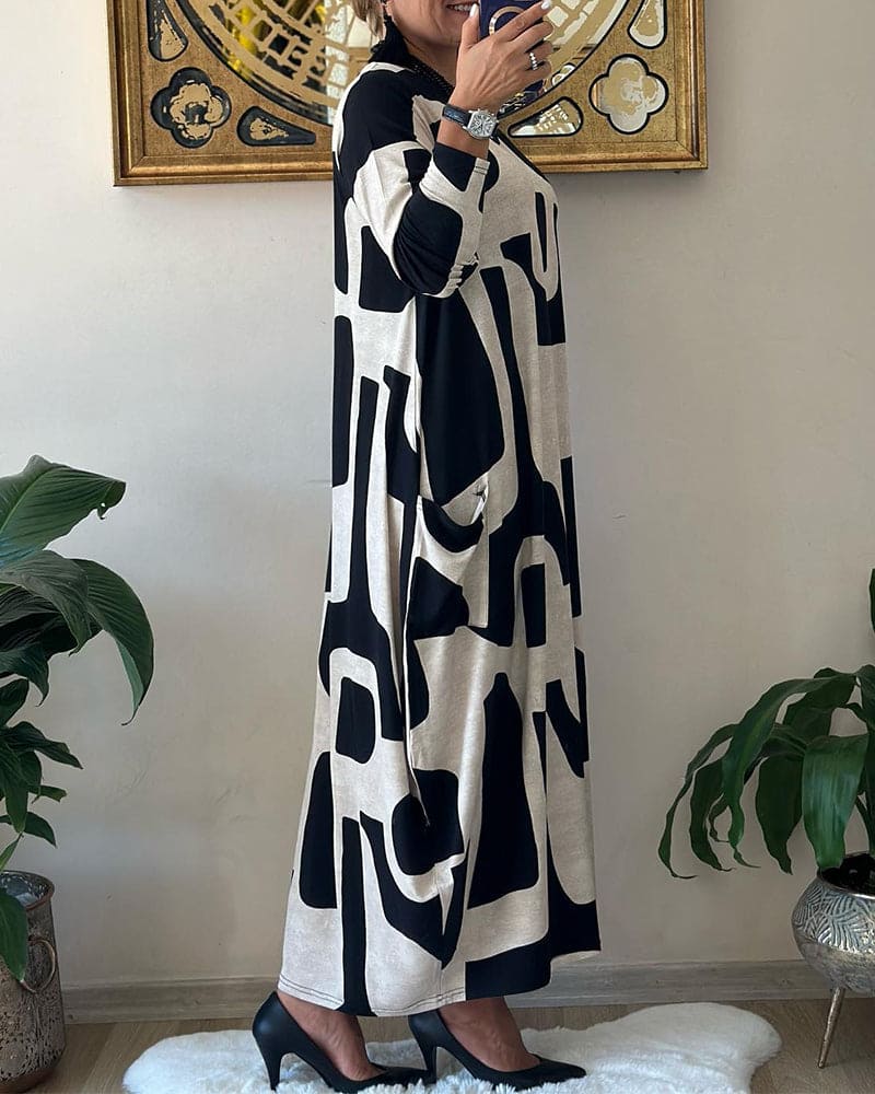 Carla - Printed Oversized Dress