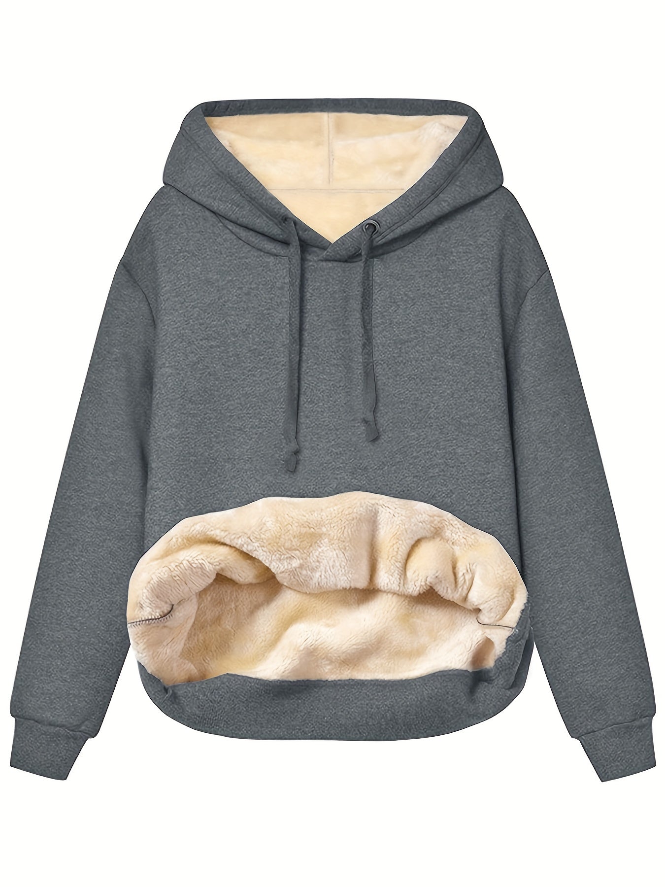 Mia - Stay warm and cozy in winter with this fleece hoodie