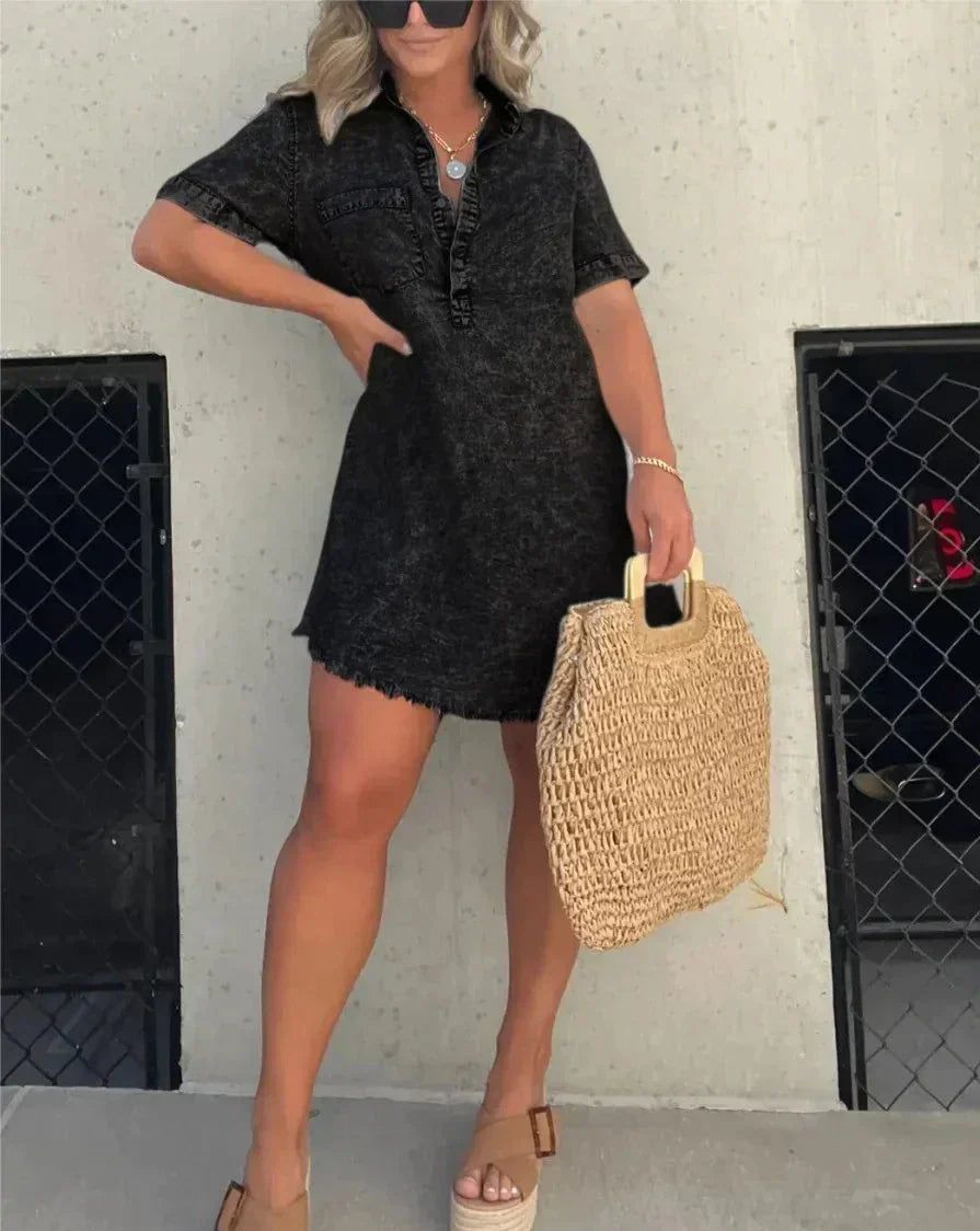 Suzanne – Stylish Denim Dress