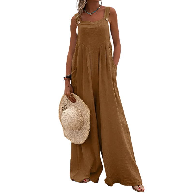 Matilde - Solid Wide Leg Jumpsuit