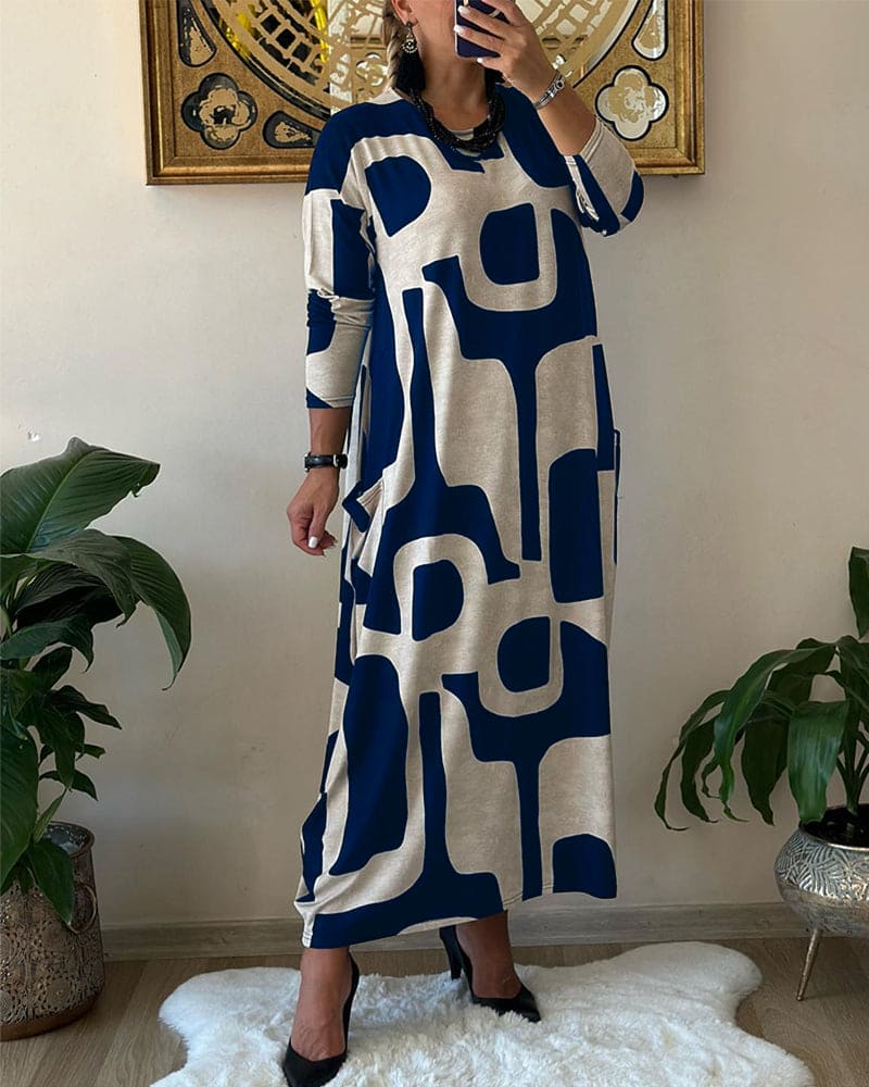 Carla - Printed Oversized Dress
