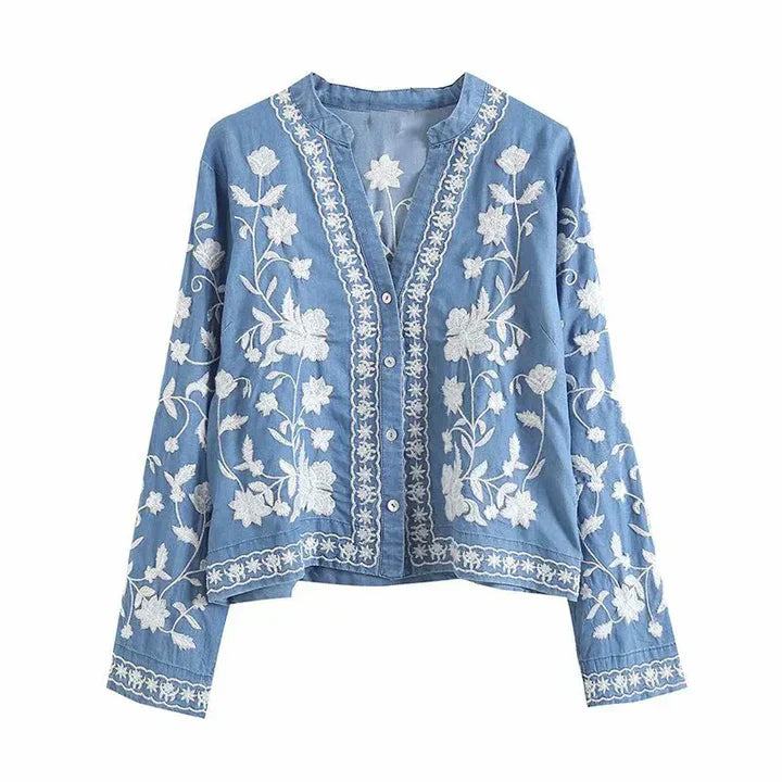 Zelma - Bohemian Embroidered Jacket