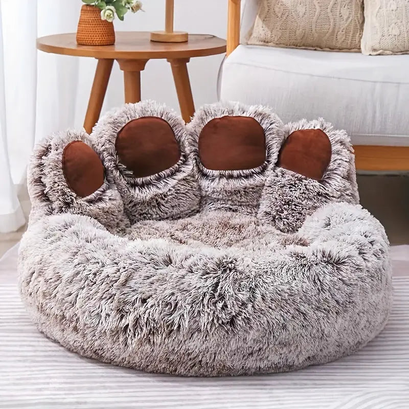 Bear Paws Donut Dog Bed