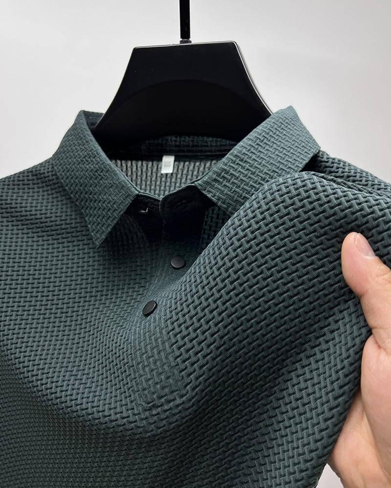 Ashton - Luxuriously Textured Polo Shirt
