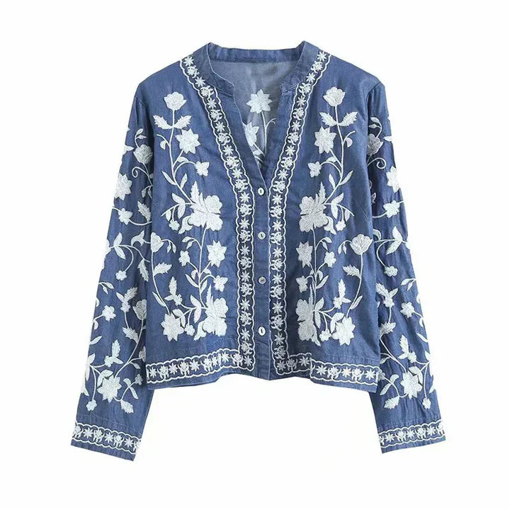 Zelma - Bohemian Embroidered Jacket