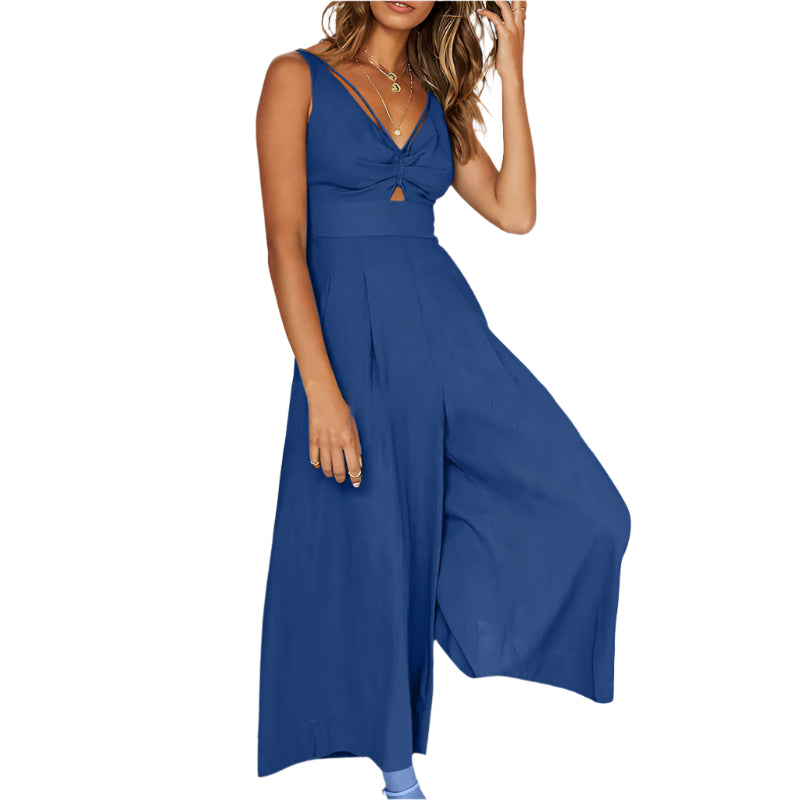Truth V-neck wide-leg jumpsuit