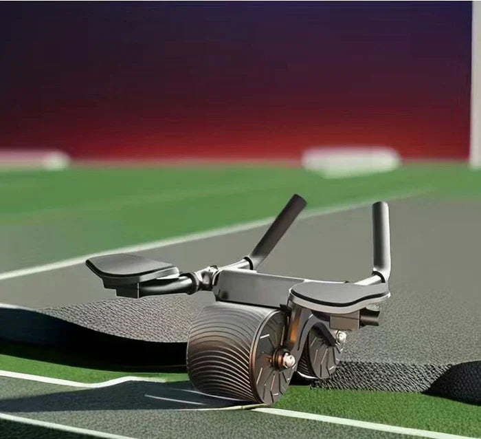 Ab Roller with Elbow Support, Automatic Rebound Ab Trainer