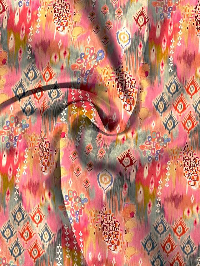 Tessa Floral Summer Top with Half Sleeves - Women's Elegant T-Shirt