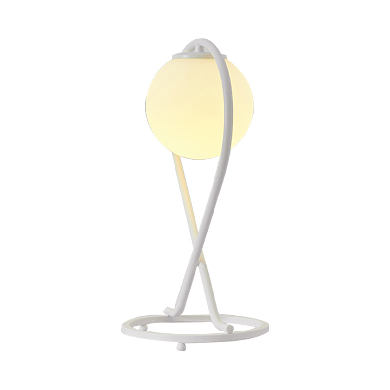 Crosstique – modern iron linear bedside lamp