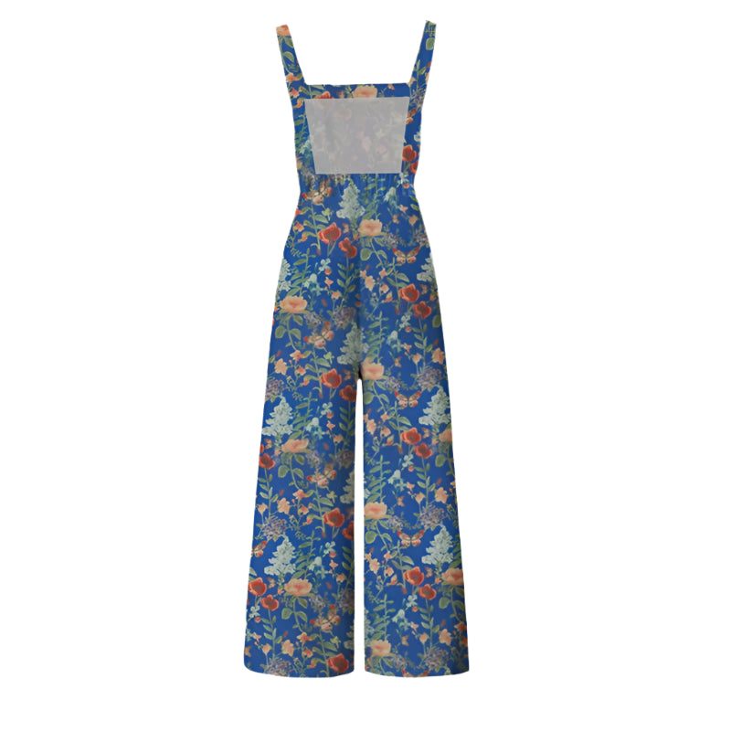 Maya - Floral Wide Leg Jumpsuit