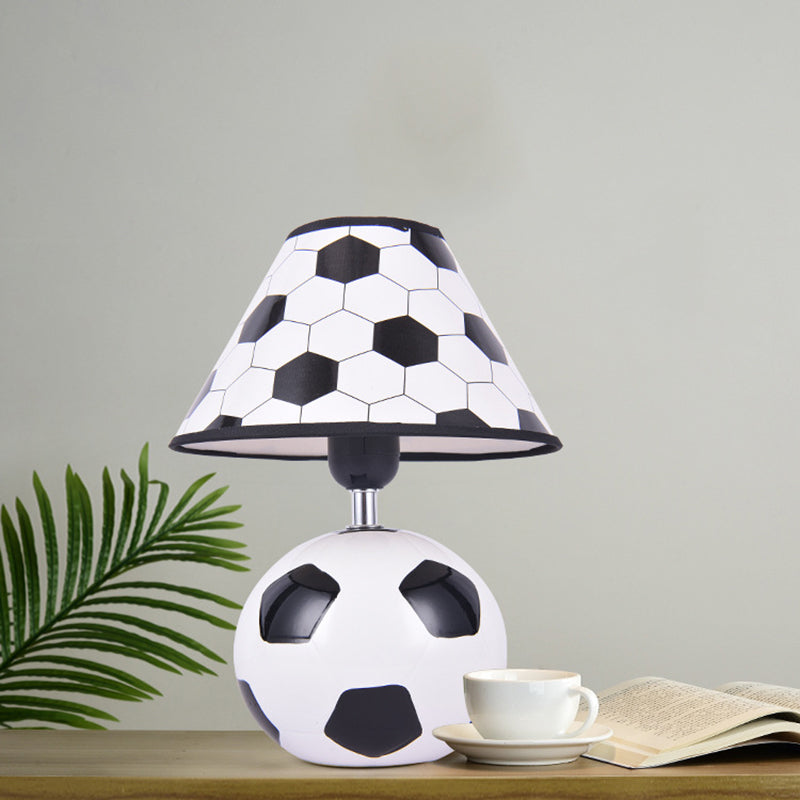 Striker Shade – Soccer Ceramic Desk Lamp