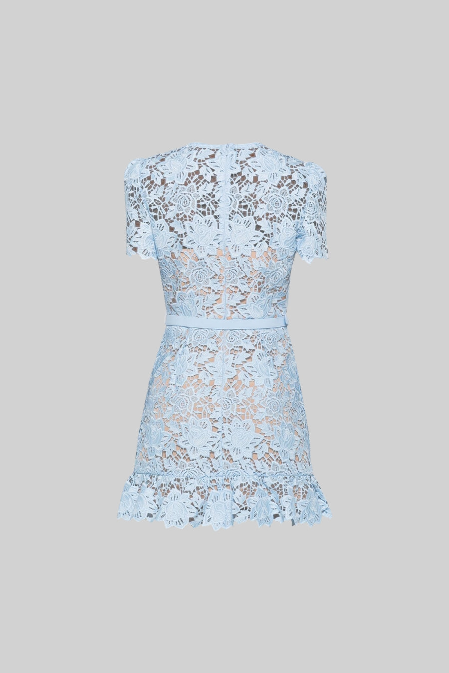 Felicia - Embroidered Short Sleeve Floral Dress