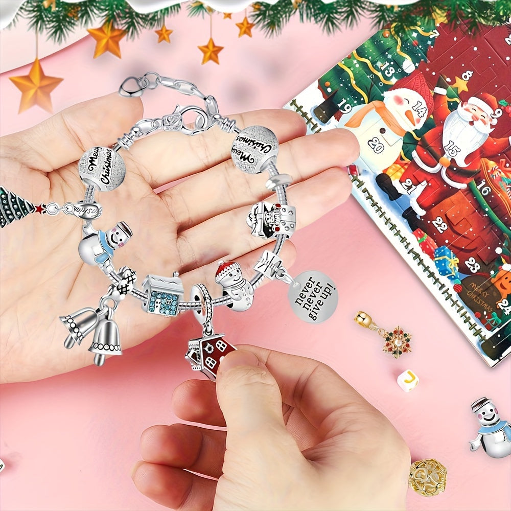 24日間のアドベントカレンダー - クリスマスの飾りが入ったサプライズギフトボックス