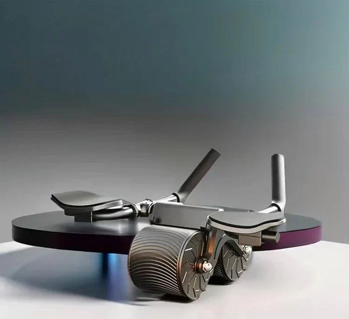 Ab Roller with Elbow Support, Automatic Rebound Ab Trainer