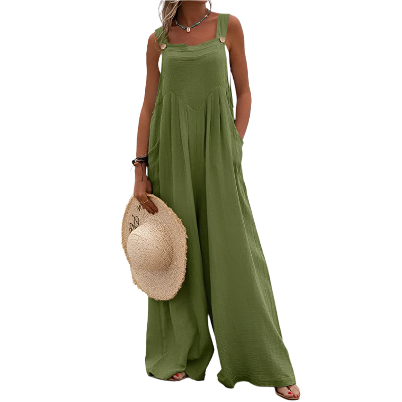 Matilde - Solid Wide Leg Jumpsuit