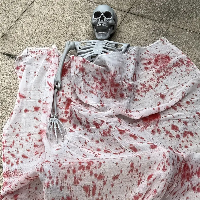 Grave Shadow Halloween Sculpture – Decorative Figurine for Home and Garden