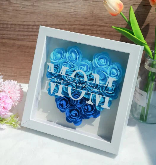 Personalized Flower Heart - Unique Mother's Day Gift