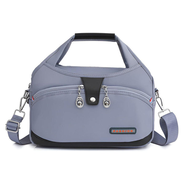 Versatile, waterproof crossbody bag with anti-theft features