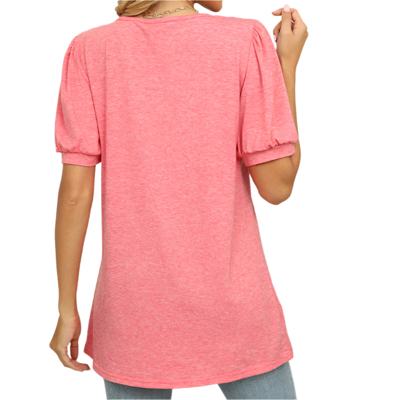 リセタ - パフスリーブとスクエアネックライン