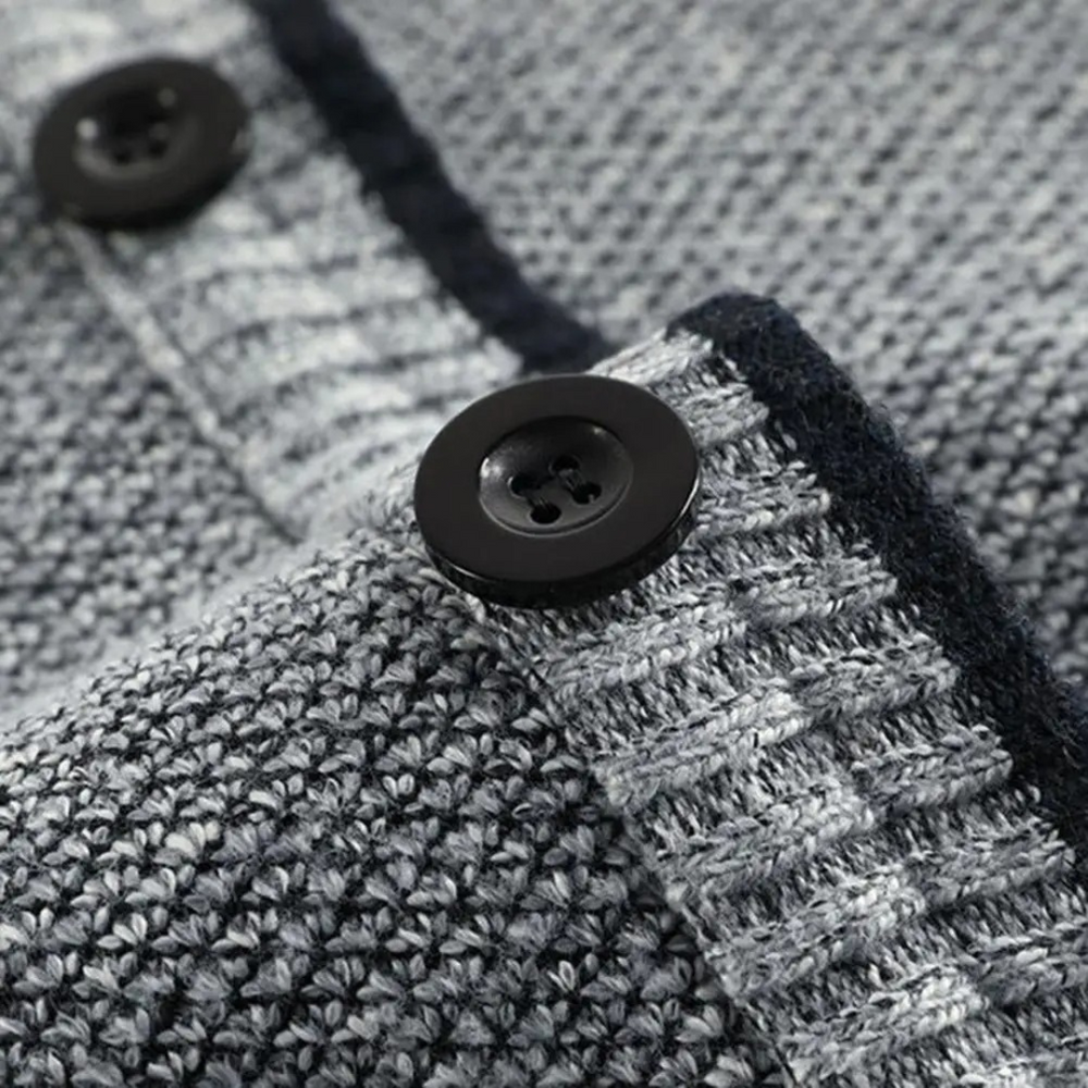 ケン - Vネックのカジュアルな長袖ジャケット