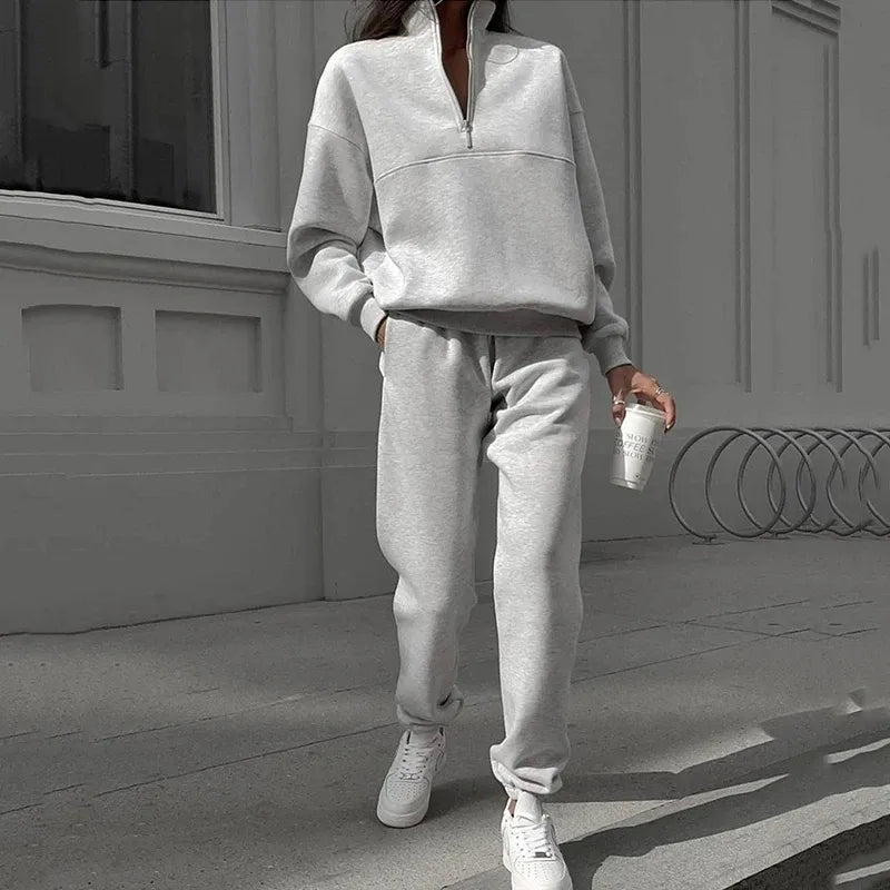 アルマ - 襟付きスウェットシャツ&パンツセット