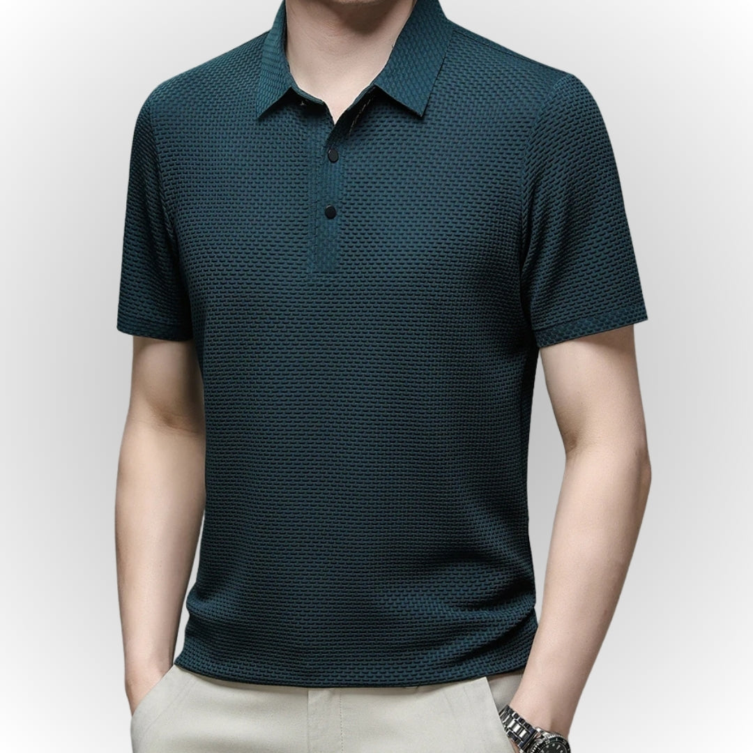 Ashton - Luxuriously Textured Polo Shirt