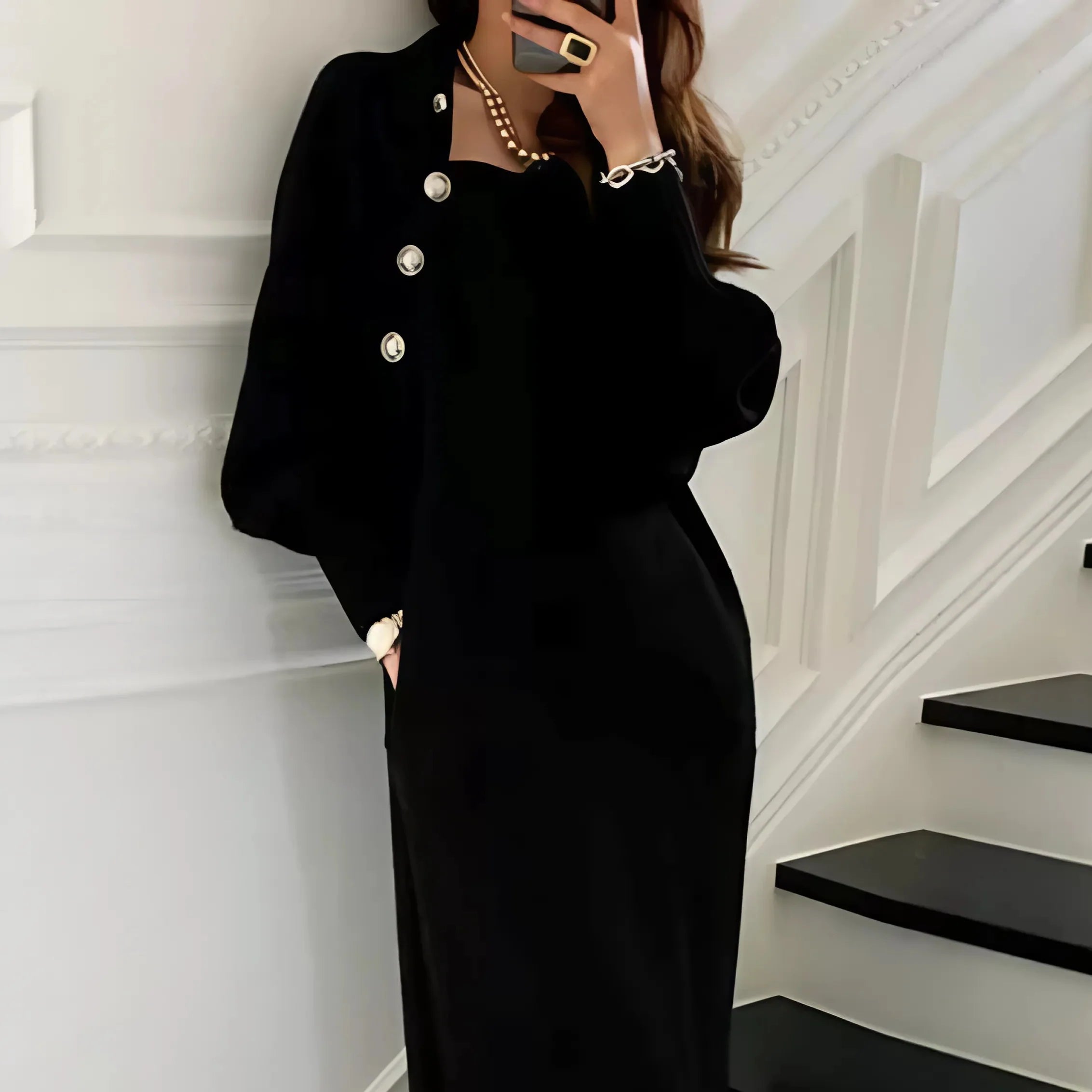 Alma - Turtleneck Dress