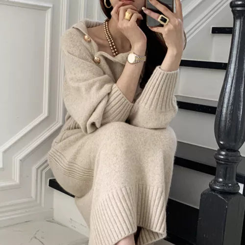 Alma - Turtleneck Dress