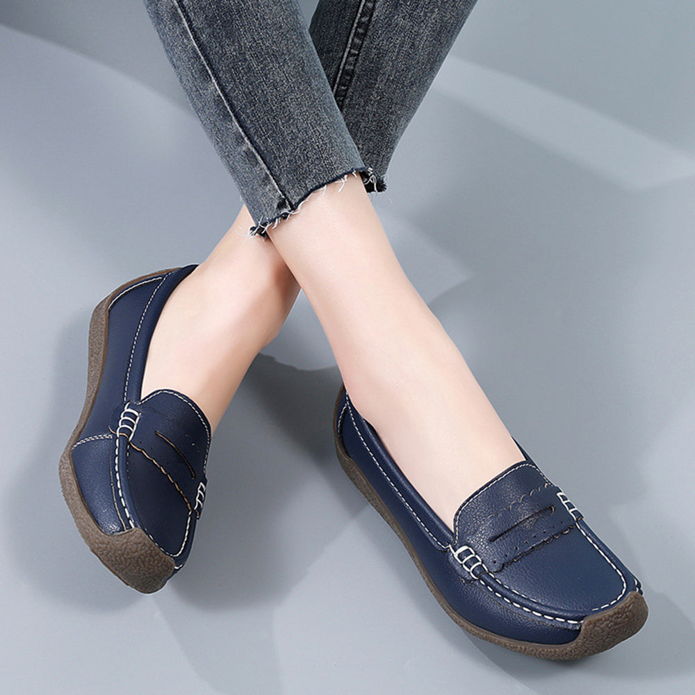 Nana - Flats with rounded toes and shin soles