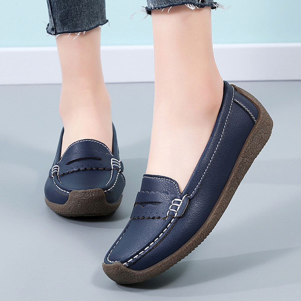 Nana - Flats with rounded toes and shin soles