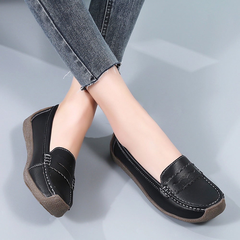 Nana - Flats with rounded toes and shin soles