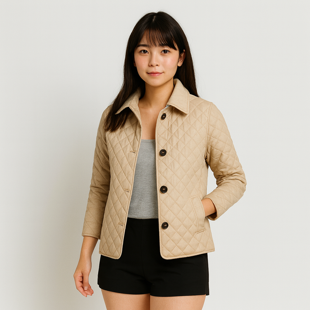 Anastasia | A lightweight quilted jacket perfect for transitioning seasons