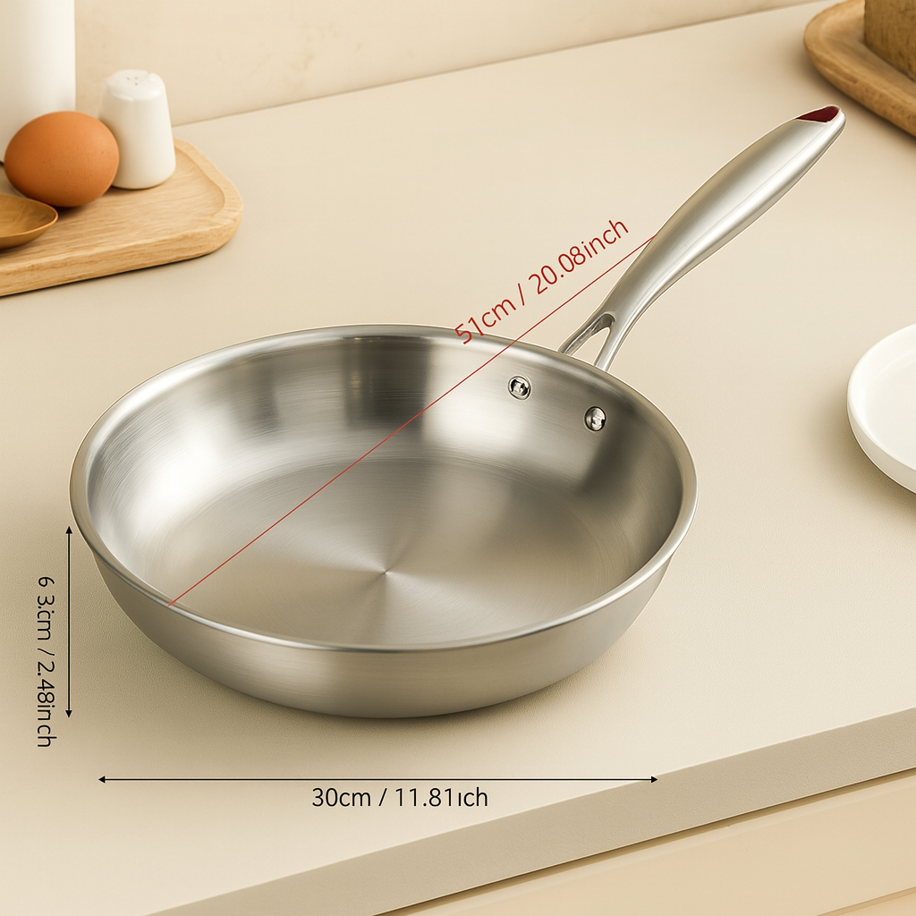 Astoria | Stainless Steel Nonstick Frying Pan