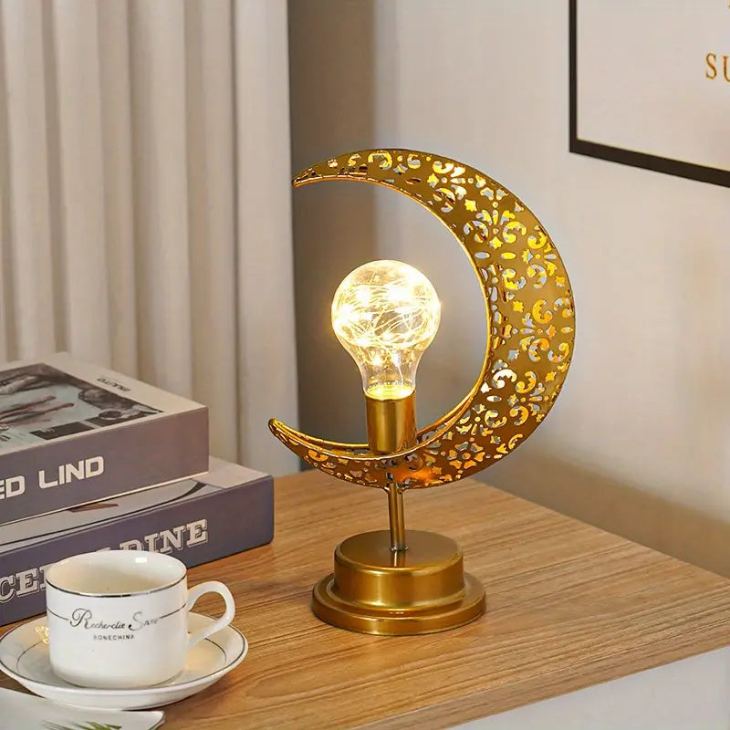 Moon Aura – Elegant Moon Table Lamp