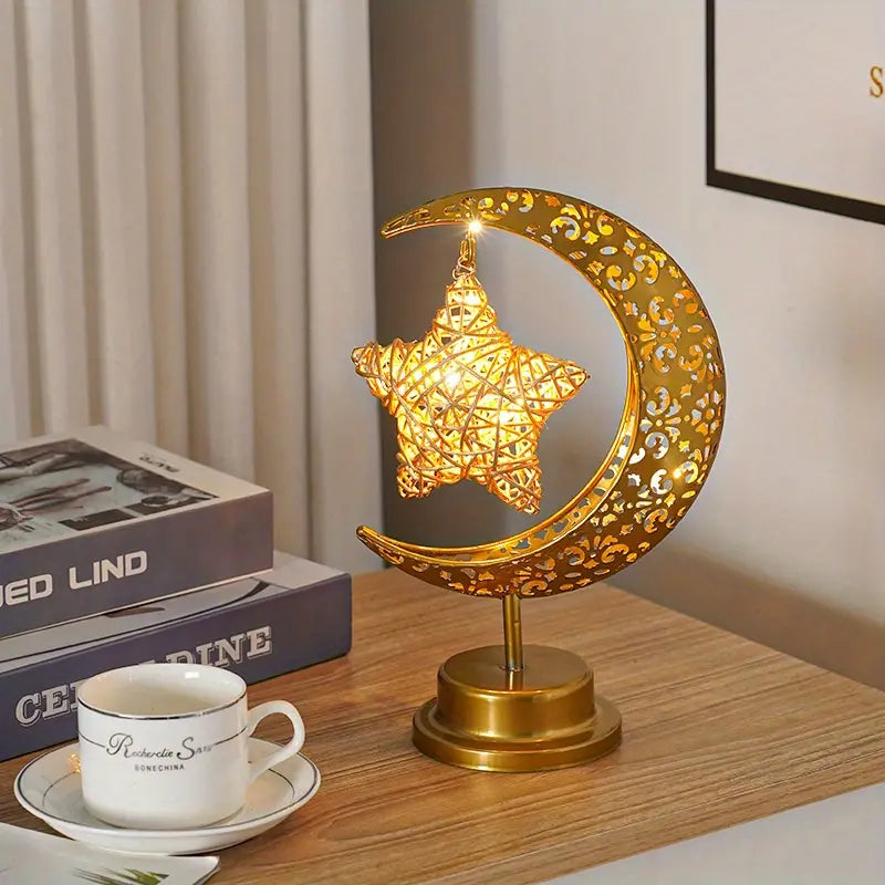 Moon Aura – Elegant Moon Table Lamp